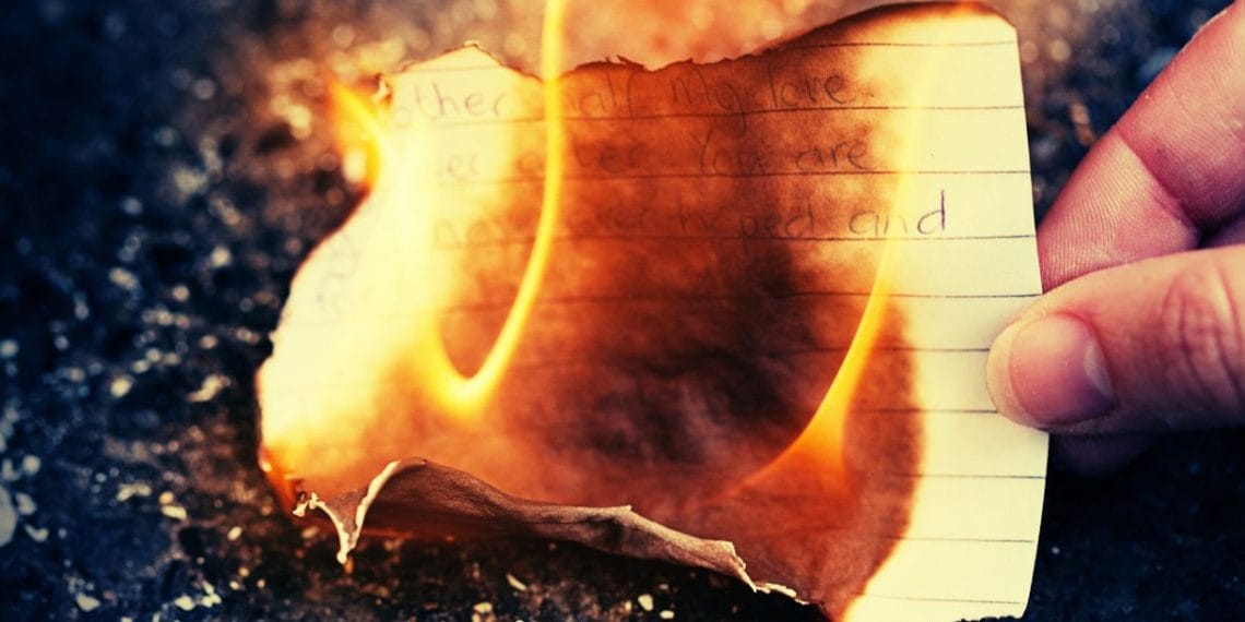 I Wrote “Screw You” on Paper (Then Burned It to Ashes for Good Measure)