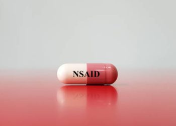 NSAID capsule used in the treatment of gout symptoms and inflammation